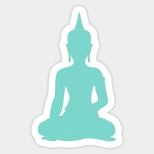 Pastel Mint Buddha Sticker